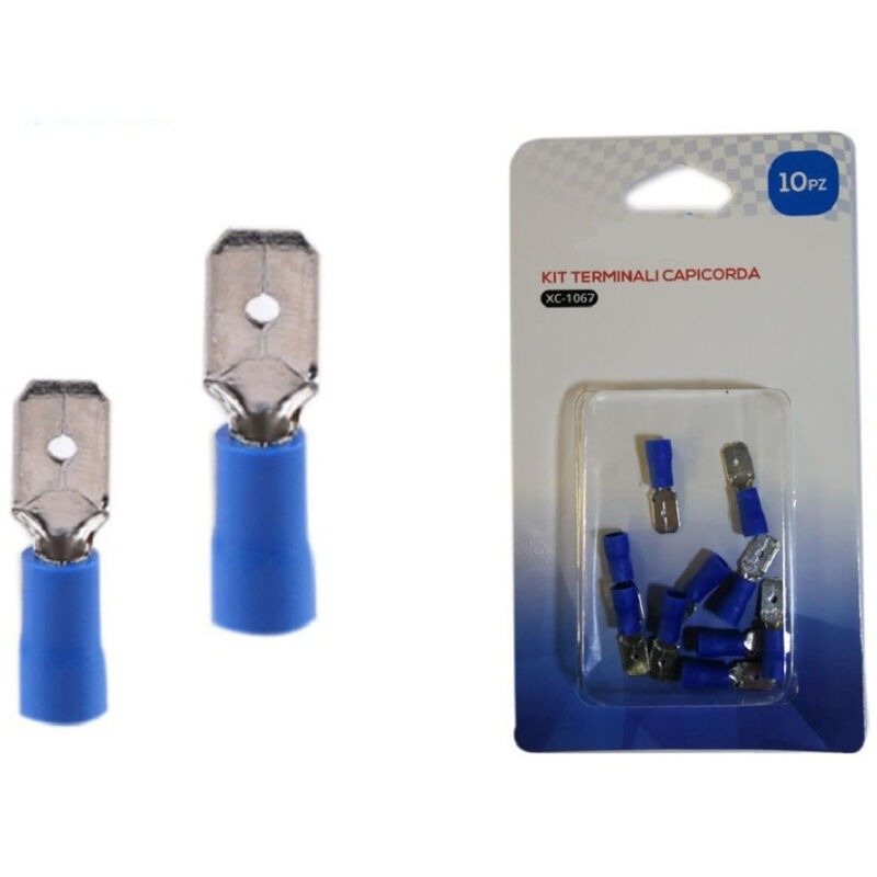 foto del prodotto wisdom kit 10 terminali capicorda connettori preisolati cavi elettrici frd2 250 xc 1067 