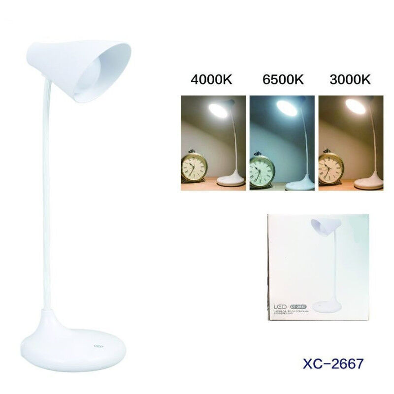 foto del prodotto wisdom lampada da scrivania led touch luce 4000k 6500k 3000k dimmerabile moderna dt2667 