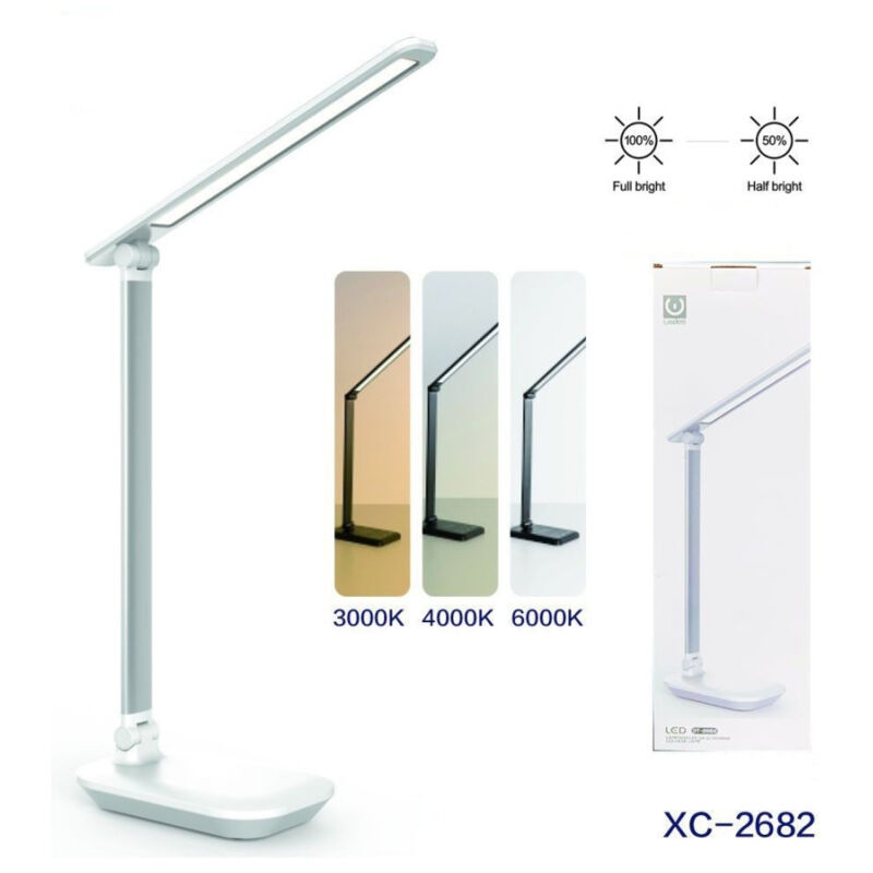 foto del prodotto wisdom lampada led ricaricabile da tavolo scrivania touch braccio pieghevole dt 2682 