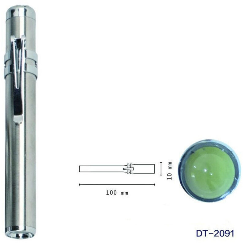 foto del prodotto wisdom mini torcia led portachiavi cree a forma di penna in alluminio tascabile dt 2091 