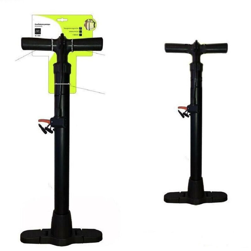 foto del prodotto wisdom pompa gonfiatore manuale multifunzione ruote bici bicicletta adattatori xc 1694 