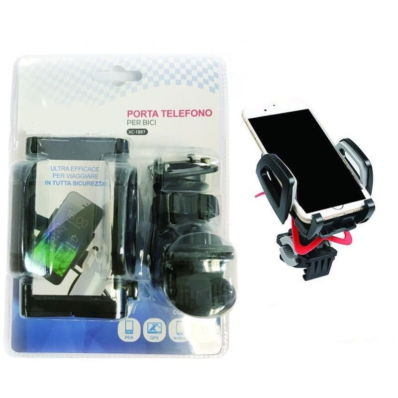 foto del prodotto wisdom - porta telefono cellulare per bicicletta bici universale supporto gps pda xc-1887 -