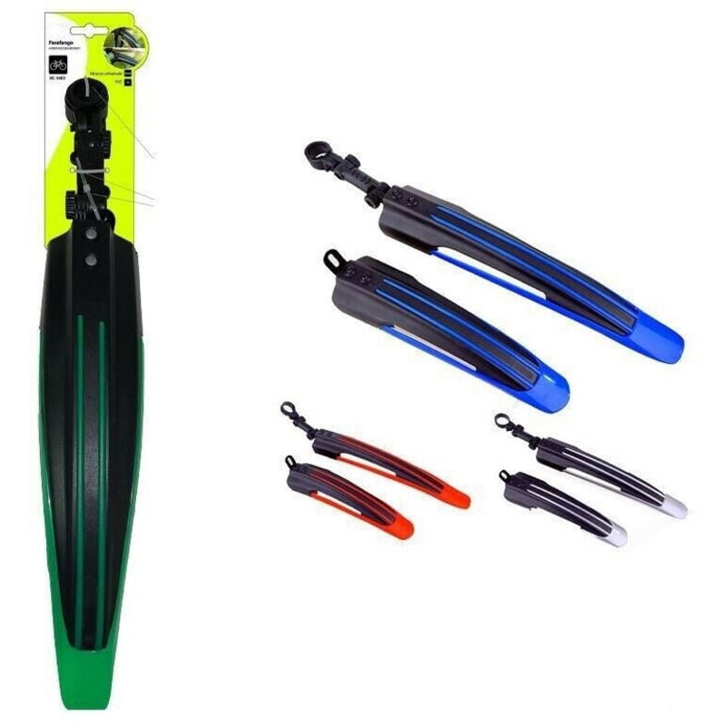 foto del prodotto wisdom set 2pz parafango pvc anteriore posteriore universale per bici bicicletta xc1683 