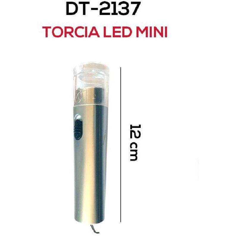 foto del prodotto wisdom set 3 pezzi mini torcia led smd 12 cm tascabile portatile per campeggio dt 2137 