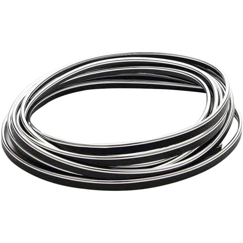 foto del prodotto wisdom - striscia profilo decorativa adesivo cromato cromata argento ws1180 interno auto -