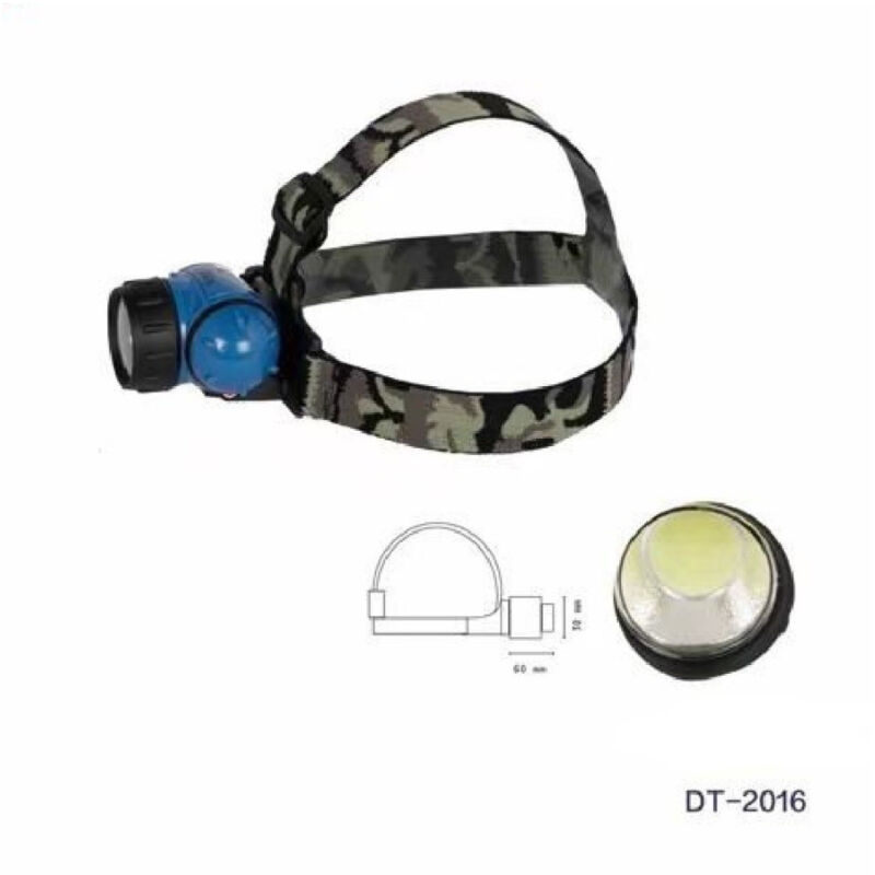 foto del prodotto wisdom torcia led cob frontale testa 3w luce regolabile escursioni pesca gite dt 2016 