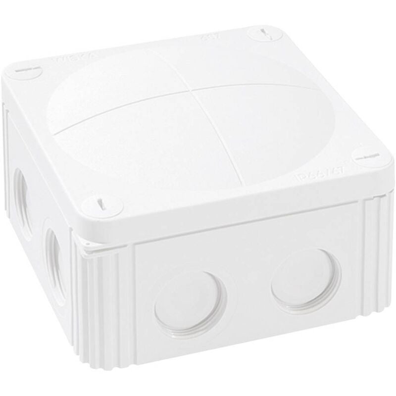 foto del prodotto wiska 10060533 cassetta di derivazione l x l x a 110 x 110 x 66 mm bianco ip66 ip67 1 pz.