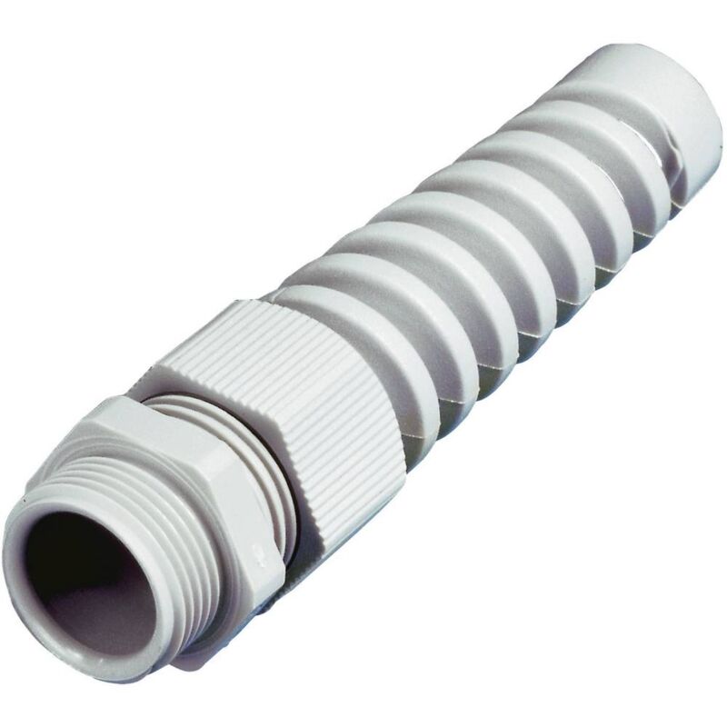 foto del prodotto wiska 10061876 pressacavo filettato con antistrappo, con guaina antipiega pg21 poliammide nero 1 pz.