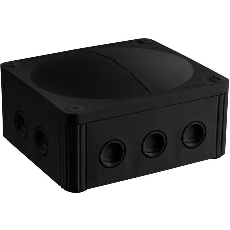 foto del prodotto wiska 10101460 cassetta di derivazione l x l x a 160 x 140 x 81 mm nero ip66 ip67 1 pz.