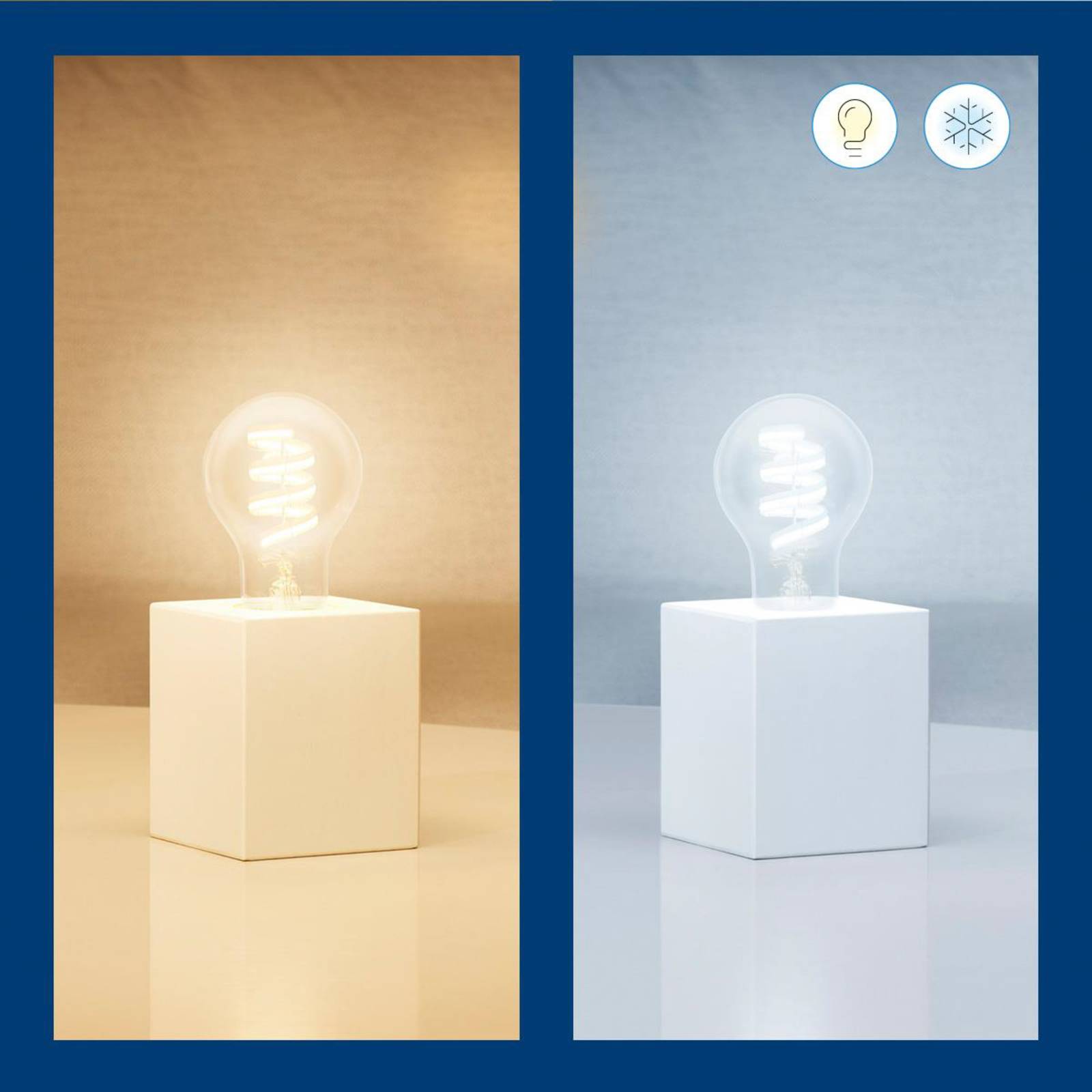 foto del prodotto wiz a60 led filamenti wifi e27 6,3w rgbw