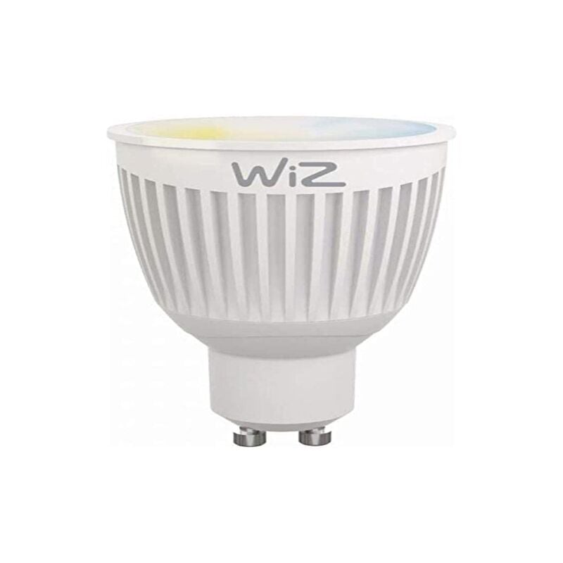 foto del prodotto wiz lampadine led smart gu10 wifi luce bianca. dimmerabile, 64.000 tonalita di bianco. funziona con amazon alexa e google home. 2 pack. classe di