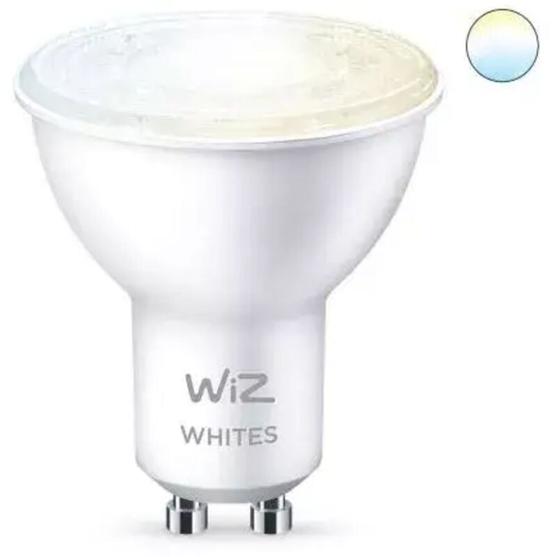 foto del prodotto wiz led gu10 lampadina wifi 4,7w 2.700k-6.500k 345lm - philips
