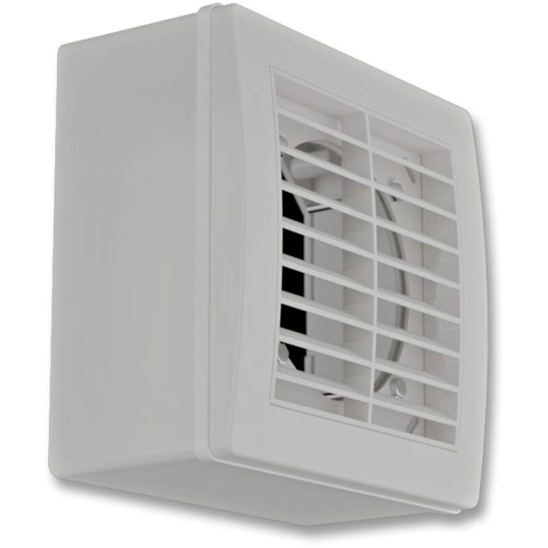 foto del prodotto wkg120 di aerauliqa kit applicazione su vetro con griglia esterna fissa per aspiratori modelli qd qs qa 120 cod.pkv00004