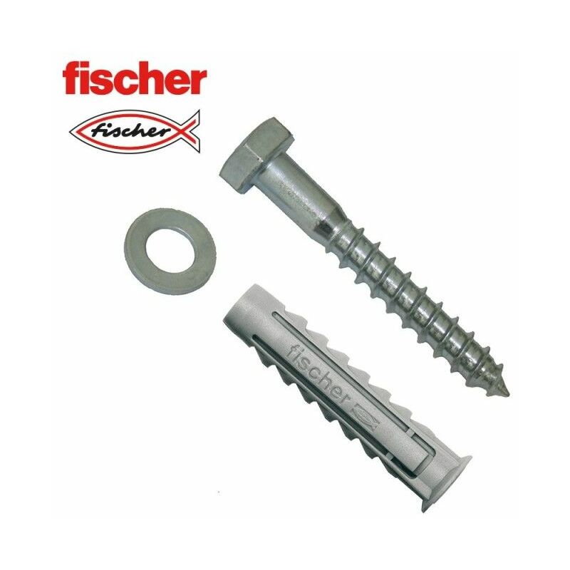 foto del prodotto wl 7x60mm tappi a vite blister 4 unit 535513 fischer