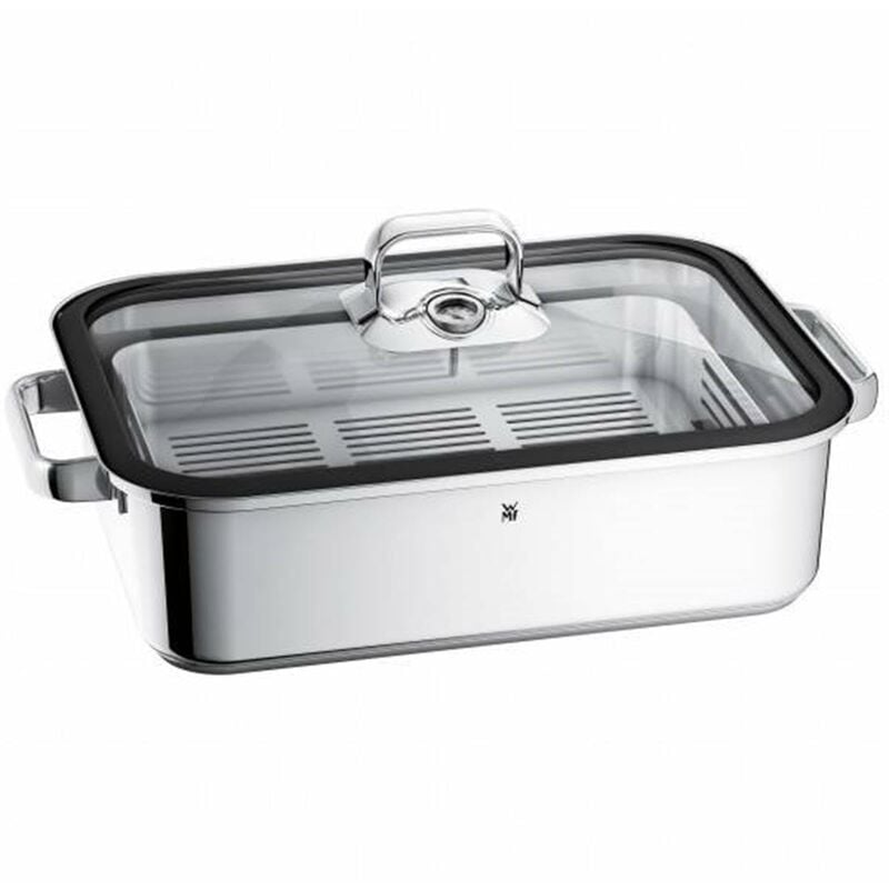 foto del prodotto wmf 1741016040 vaporiera rostiera, acciaio inossidabile, argento