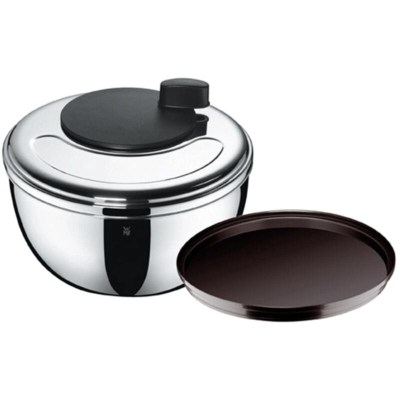 foto del prodotto wmf gourmet centrifuga per insalata, acciaio inox, plastica, coperchio salvafreschezza