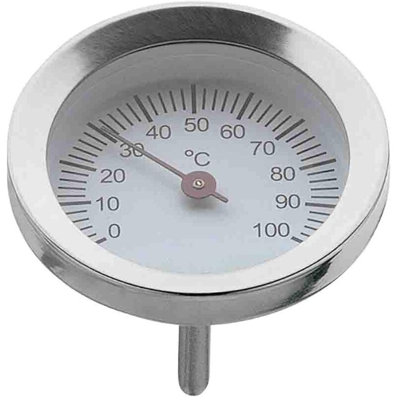 foto del prodotto wmf vitalis termometro grande, ricambio per vapore, coperchio in vetro rotondo, in acciaio inox cromargan lucido, resistente al forno