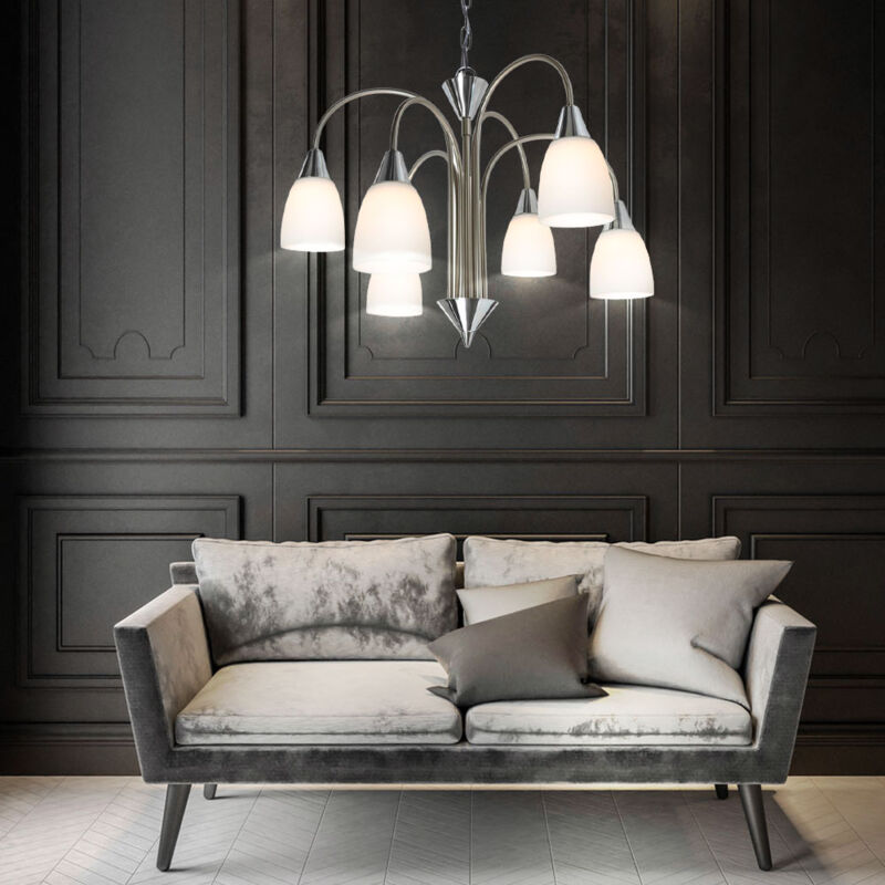 foto del prodotto wofi lampada a sospensione a led design 30 watt lampada a sospensione lampadario da cucina 5453.06.54.0000