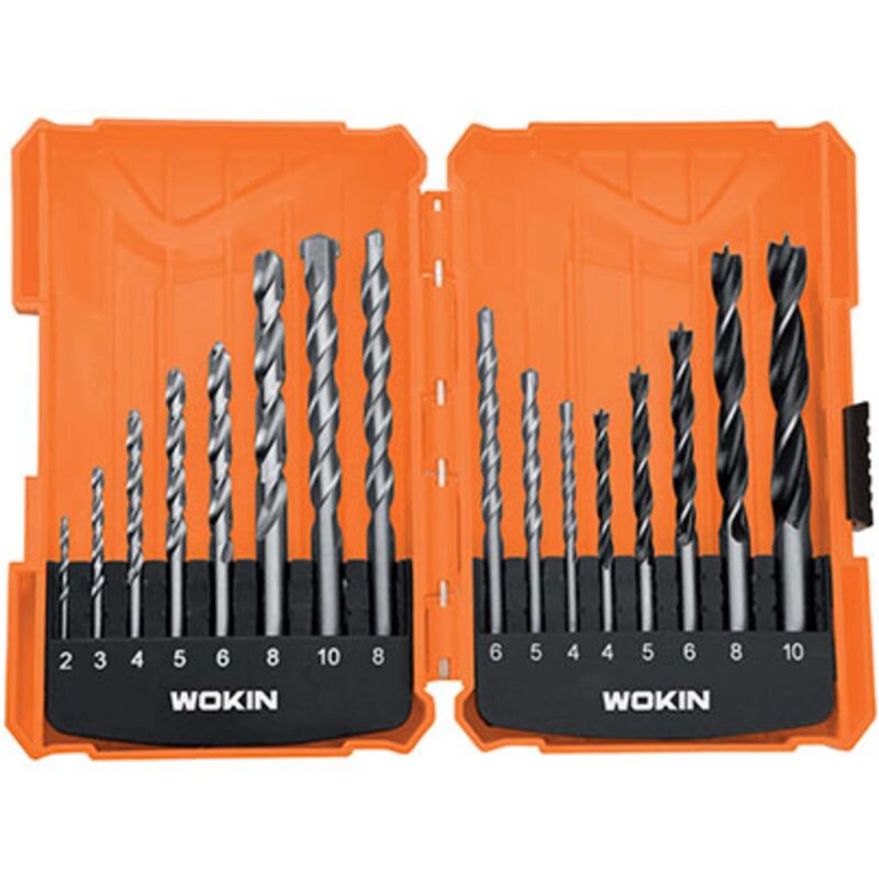 foto del prodotto wokin punte trapano hss widia legno 751816 cf pz 16 1 confezione