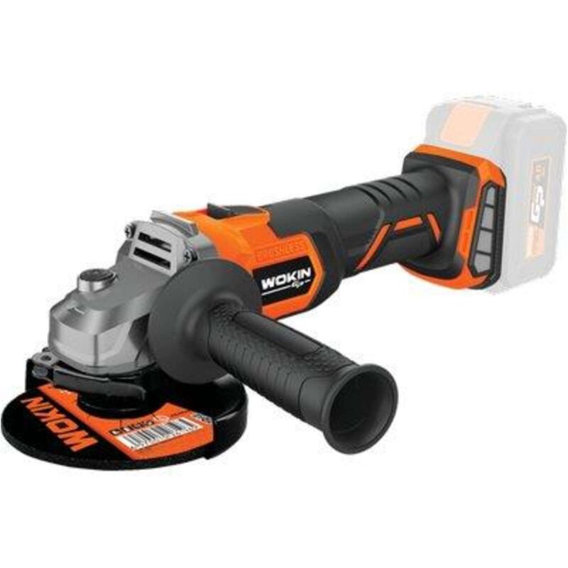 foto del prodotto wokin smerigliatrice ang batteria gp20v 621445 volt 20 mm 115 brushless solo corpo macchina 1 pezzo