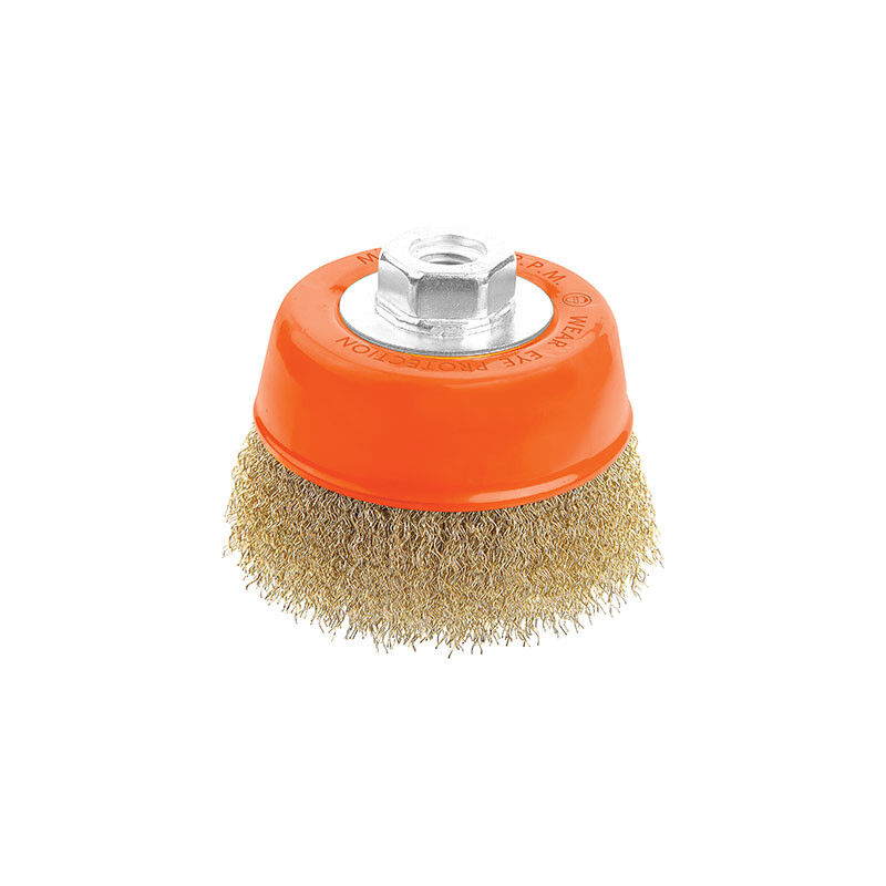 foto del prodotto wokin spazzola acciaio a tazza filetto 7700 mm 75 f.m14 770003 1 pz