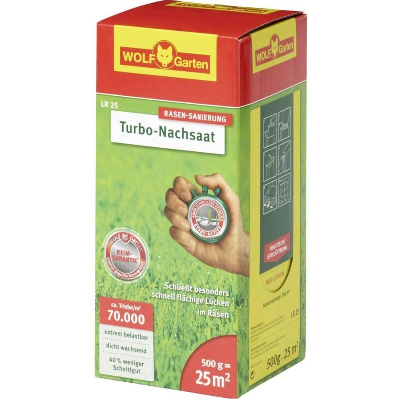 foto del prodotto wolf garten erba seme da lr 25 turbo risemina