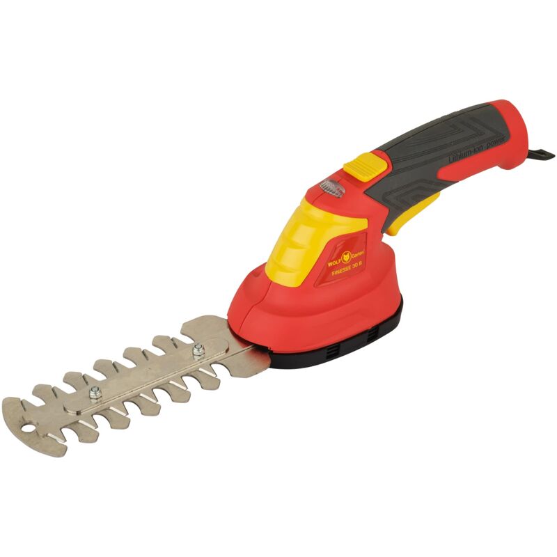 foto del prodotto wolf garten finesse 30 b 41asb01 650 forbici a batteria integrata per siepe, rosso