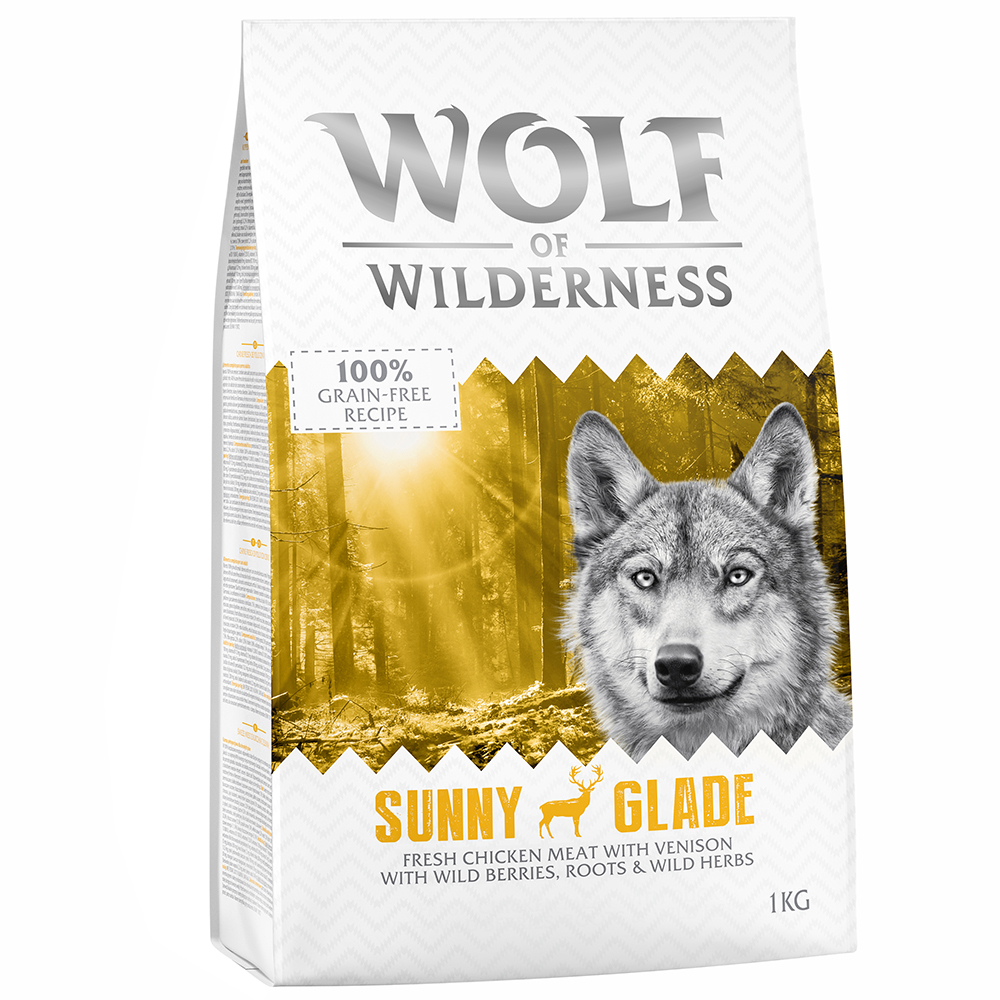 foto del prodotto wolf of wilderness adult sunny glade cervo crocchette per cani 1 kg