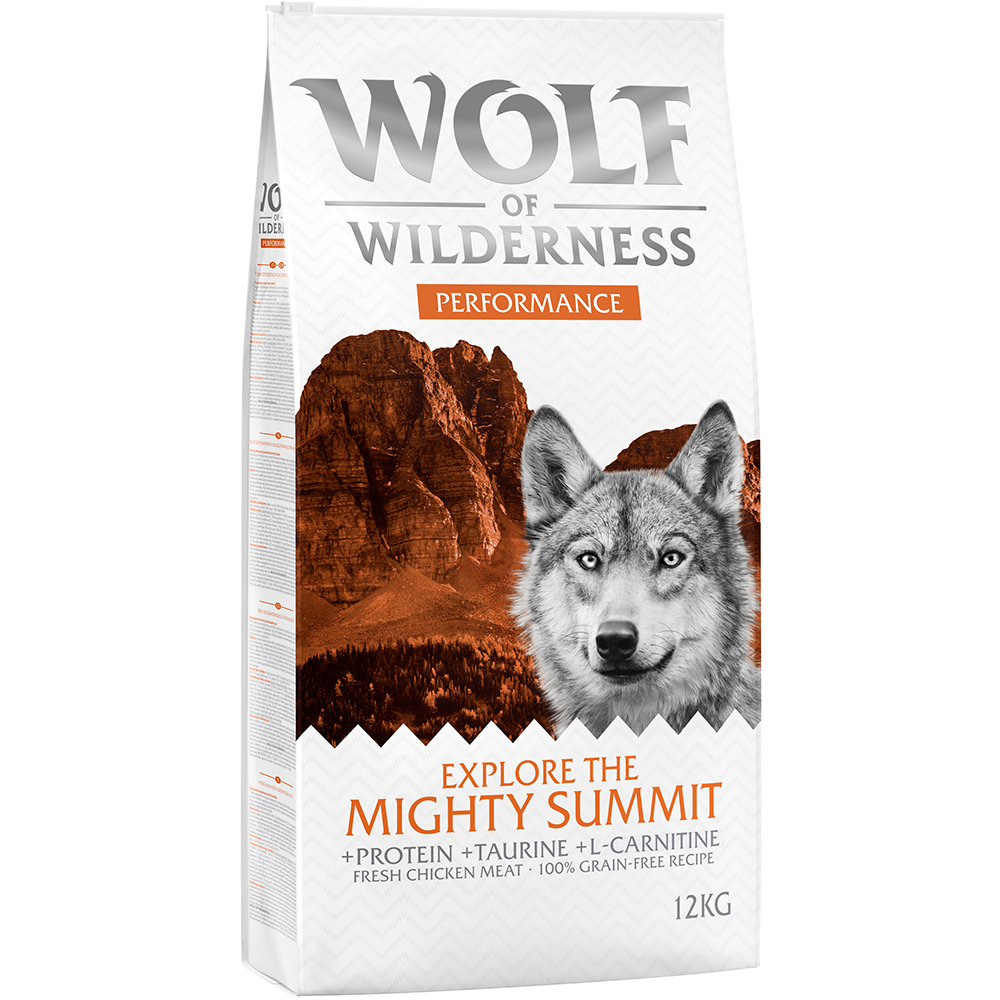 foto del prodotto wolf of wilderness explore the mighty summit - performance - set 2 x 12 kg