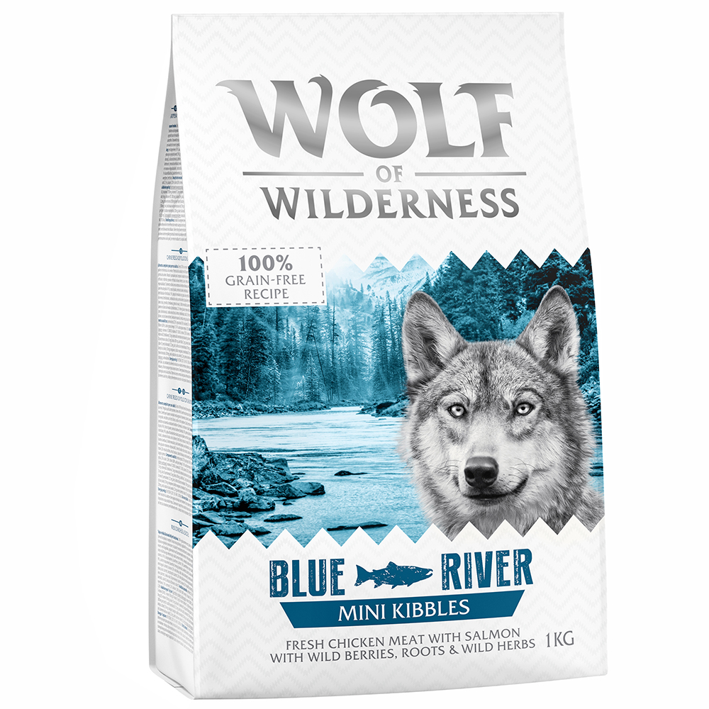foto del prodotto wolf of wilderness mini blue river salmone 1 kg