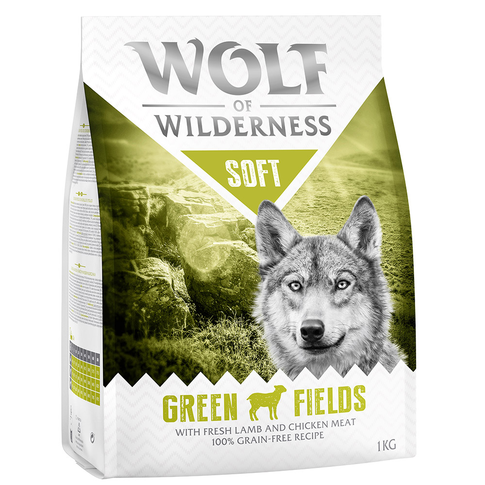 foto del prodotto wolf of wilderness soft green fields agnello crocchette per cani 1 kg