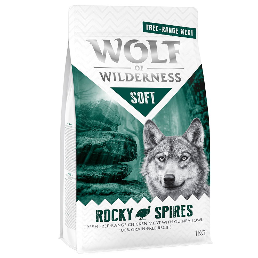 foto del prodotto wolf of wilderness soft - rocky spires pollo allevato all'aperto &amp; faraona - 1 kg
