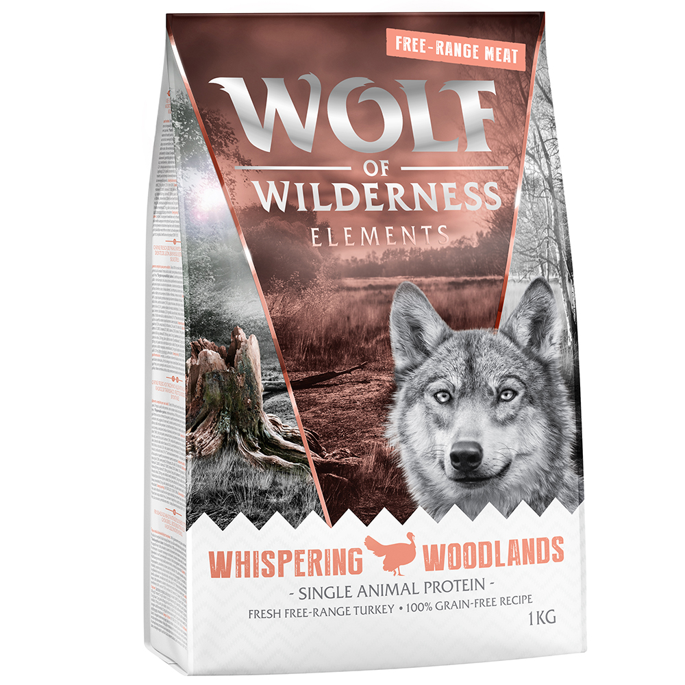 foto del prodotto wolf of wilderness whispering woodlands tacchino allevato all aperto 1 kg
