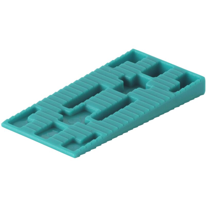 foto del prodotto wolfcraft 120 cunei distanziatori in plastica i 8648000 i 40 cunei in plastica, ideali per creare giunti di dilatazione