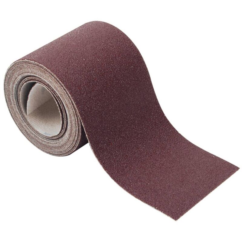 foto del prodotto wolfcraft 5811000 rotolo di carta abrasiva a strappo dimensione dei grani 80 l x l 4 m x 93 mm 4 m
