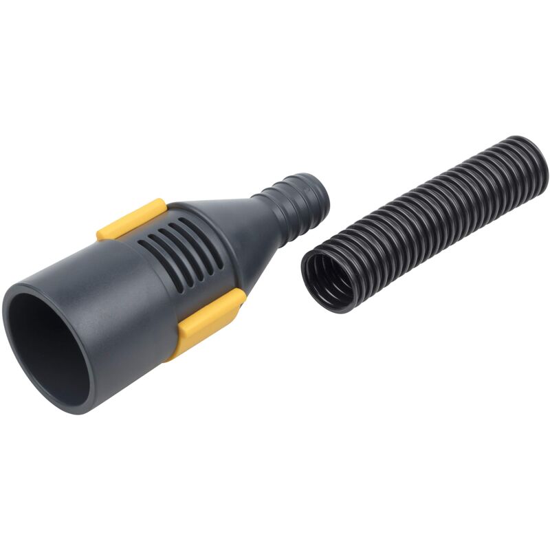 foto del prodotto wolfcraft attacco per aspirapolvere con tubo flessibile i 4682000 i per l aspirazione di polvere durante la foratura