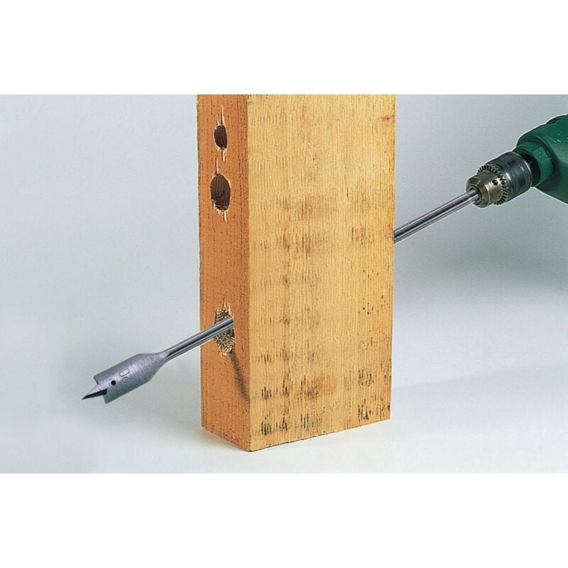 foto del prodotto wolfcraft codolo di prolunga per mecchie a spada i 7629000 i per la fresatura di fori particolarmente profondi e per fori passanti