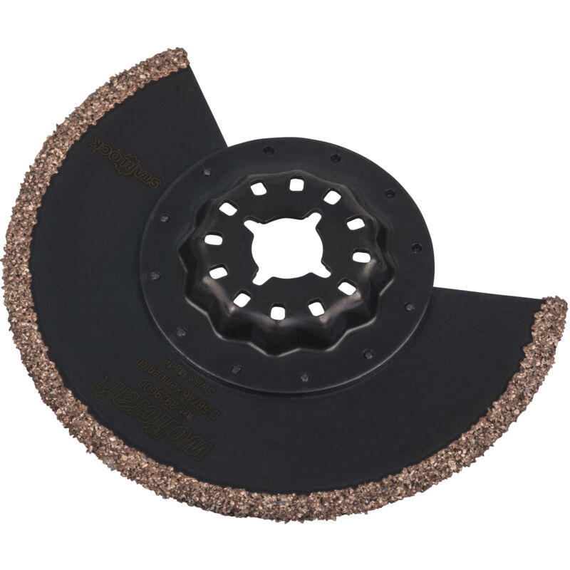 foto del prodotto wolfcraft lama radiale hm, sl, 85 mm per multiutensile