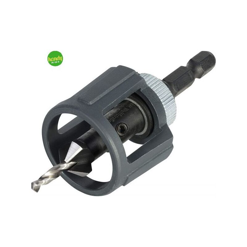 foto del prodotto wolfcraft - punta da trapano con svasatore e arresto di profondità fino a 12 mm 4392000