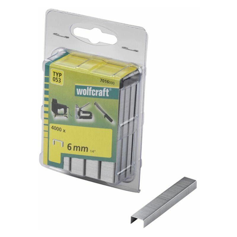 foto del prodotto wolfcraft punti metallici larghi da 6 mm tipo 053 confezione da 4000 7016000 