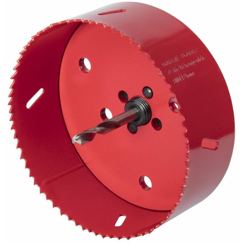 foto del prodotto wolfcraft sega a tazza bim i 5497000 i per materiali per costruzioni a secco, legno, plastica e metalli, profondit di taglio 40 mm