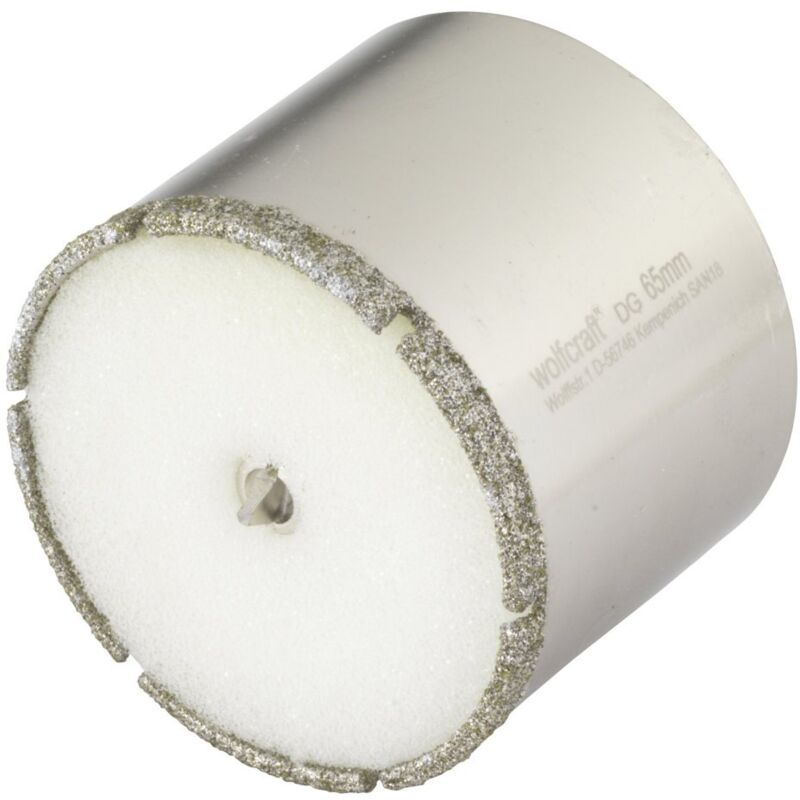 foto del prodotto wolfcraft sega a tazza diamantata ceramic con punta di centraggio e codolo i 5930000 i per l installazione di sanitari e di materiale elettrico