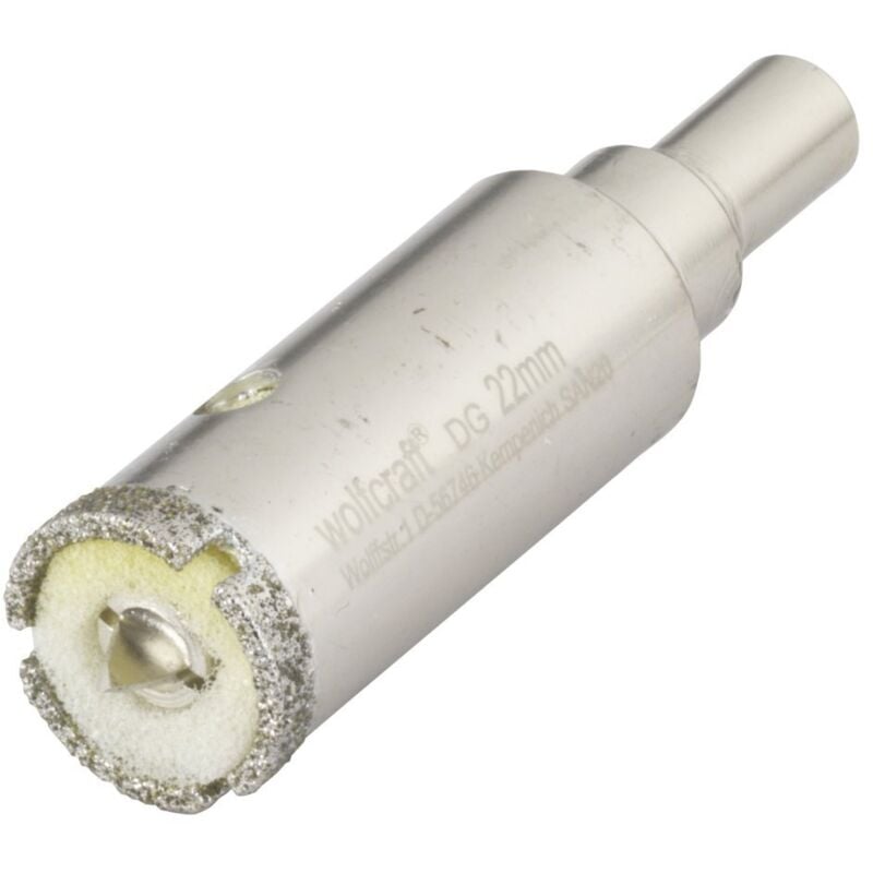 foto del prodotto wolfcraft sega a tazza diamantata ceramic punta di centraggio e codolo i 5922000 iper l installazione di sanitari e di materiale elettrico su