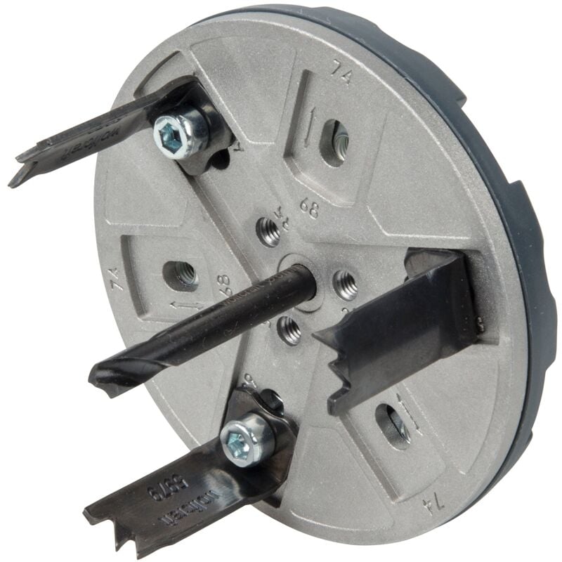 foto del prodotto wolfcraft sega a tazza regolabile per installazioni elettriche i 5983000 i per la preparazione di installazioni elettriche nel cartongesso