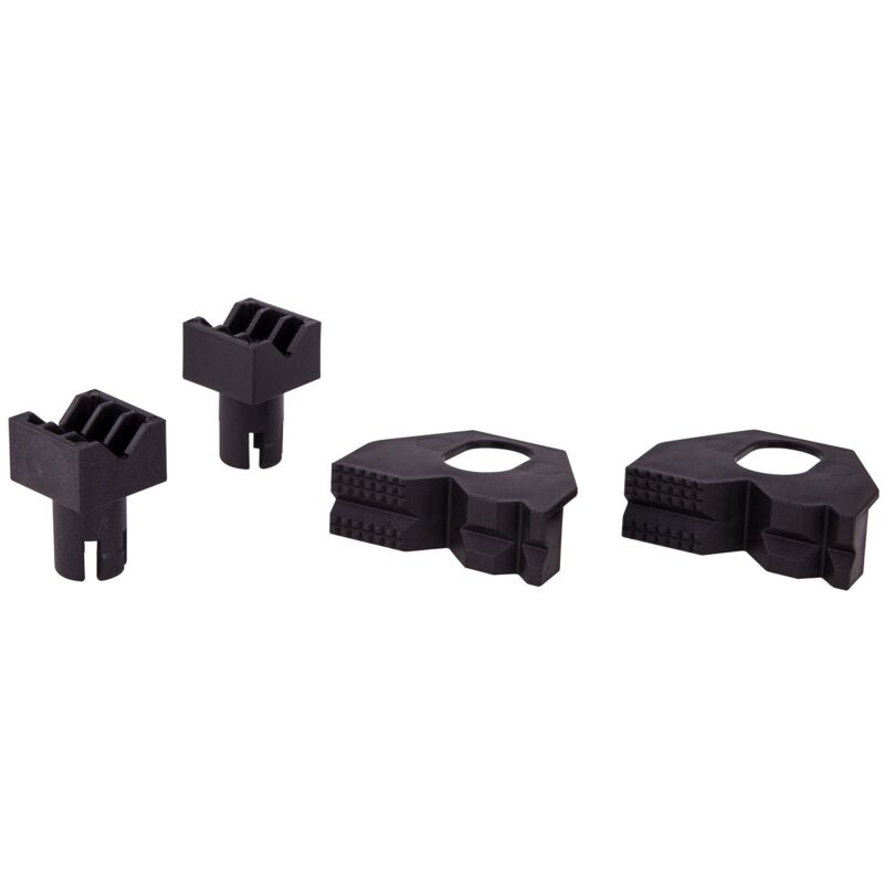 foto del prodotto wolfcraft set di ganasce per il serraggio di oggetti piatti e arrotondati, 4 pz. i 6174000 i per svariate possibilità di serraggio su tutti i tavoli