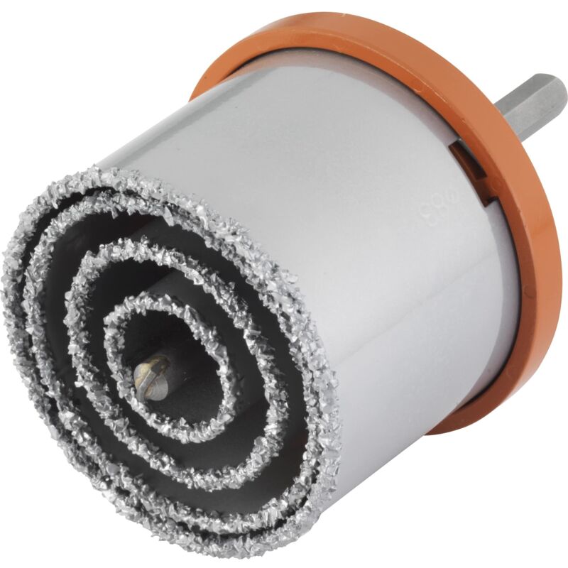 foto del prodotto wolfcraft set di inserti per punte a corona con riporto in metallo duro, 6 pz. i 3478000 i per murature e pietra, 33 83 mm, profondit di taglio