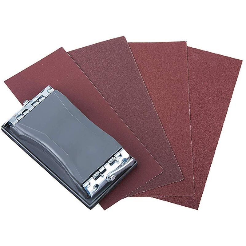 foto del prodotto wolfcraft set levigatrice manuale, 41 pezzi i 2877000 i set pratico per levigature fini e regolari