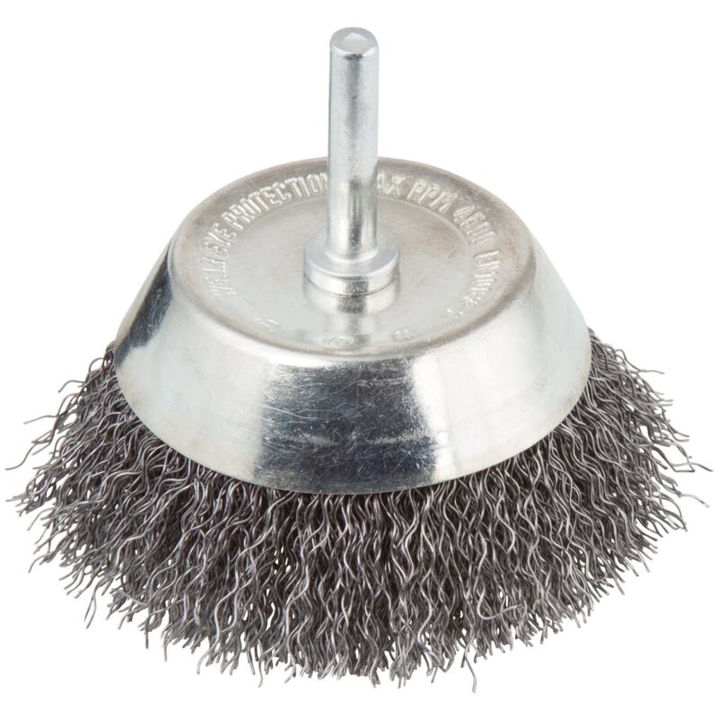 foto del prodotto wolfcraft spazzola a tazza con filo d acciaio, 8472000