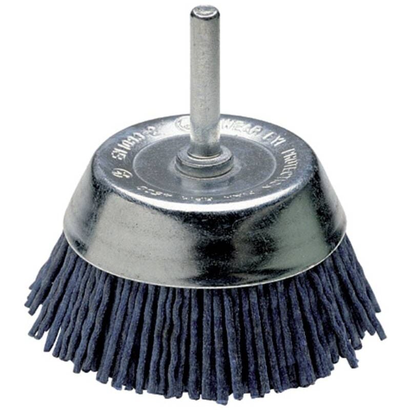 foto del prodotto wolfcraft spazzola a tazza in nylon 2729000 alberino 6 mm