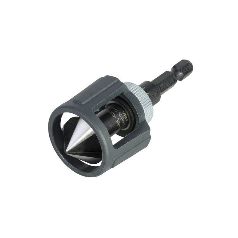 foto del prodotto wolfcraft svasatore 20mm con arresto di profondit codolo esagonale 4390000